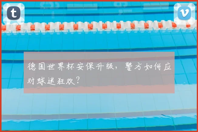 德国世界杯安保升级,警方如何应对球迷狂欢?